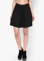 Miss Selfridge Black A-Line Skirt