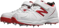 New Balance 4040AV Cricket Shoes(White, Red)