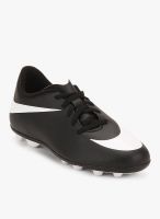 Nike Jr Bravata Fg-R Black Football Shoes