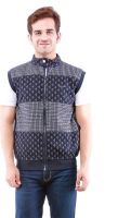 Oceanic Sleeveless Self Design Men's Jacket