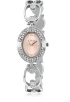 Olvin 16108 Sm02 Silver/Pink Analog Watch