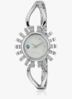 Olvin 16112 Sm02 Steel/White Analog Watch