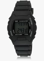 Q&Q Da48j002y-Sor Black/Black Analog Watch