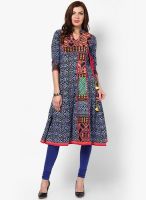 Rain & Rainbow Blue Printed Kurtas