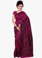 Saree Swarg Wine Printed Saree