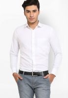 Shaftesbury Solid White Casual Shirt