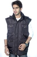 Shoppestreet Sleeveless Solid Men's Jacket