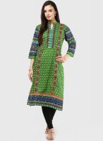 Shree Green Printed Kurta