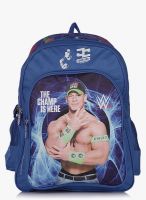 Simba 18 Inches Wwe Respect Blue School Backpack