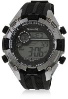 Sonata 77026Pp01J Black Digital Watch