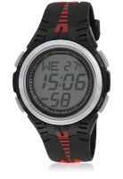 Sonata Nf7965Pp02J Black Digital Watch