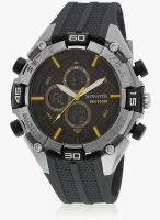 Sonata Ng77028pp01j Black/Grey Analog & Digital Watch