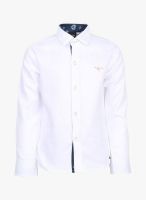 Square White Casual Shirt