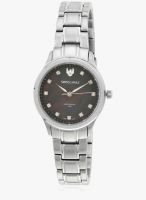 Swiss Eagle Se-6047-44 Silver/Black Analog Watch