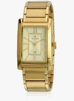 Titan Regalia 9280YM02 Gold/Golden Analog Watch