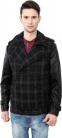 Van Heusen Full Sleeve Checkered Men's Jacket