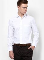 Van Heusen White Regular Fit Formal Shirt