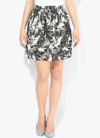 Vero Moda White A-Line Skirt