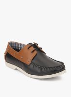 Andrew Hill Black Boat Shoes