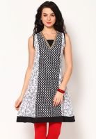 Aurelia Black Printed Kurtis