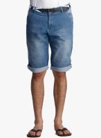 BEEVEE Blue Washed Shorts