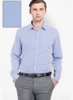 Black Coffee Striped White Formal Shirt