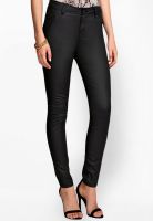 Boohoo Lara Black Coated Skinny Jeans