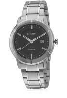 CITIZEN Eco-Drive Aw1080-51E Silver/Black Analog Watch