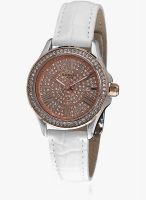 Casio Sheen She-4510Gl-9Audr-Sx079 White/Rose Gold Analog Watch