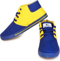 Cefiro Fun03 Sneakers(Blue, Yellow)