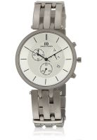 Danish Design Iq62Q772 Silver/White Chronograph Watch