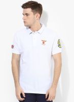 FREECULTR White Solid Polo T-Shirt