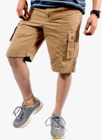 Fitz Brown Solid Shorts