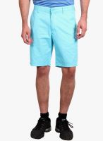 Fitz Light Blue Solid Shorts