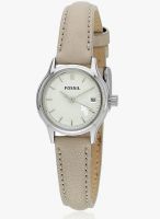 Fossil Es3173-O Cream/White Analog Watch