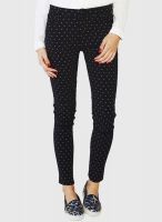 Globus Black Printed Jeans