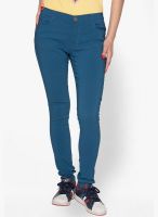 Globus Blue Solid Jeans