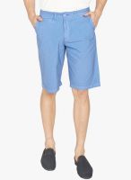 Globus Blue Solid Shorts