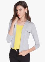 Globus Grey Solid Shrug