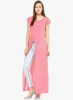 Harpa Pink Solid Long Top