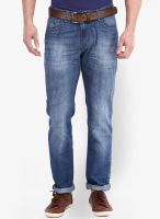 Highlander Washed Blue Slim Fit Jeans