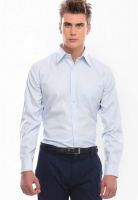 Jogur Solid Light Blue Formal Shirt