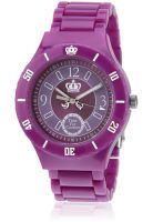 Juicy Couture Taylr 1900813 Purple/Purple Analog Watch