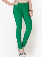 Kira Solid Green Jeans