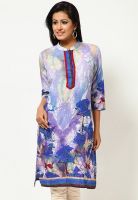 Kurti'S Blue Printed Kurtis