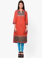 Kurti'S Red Printed Kurtis