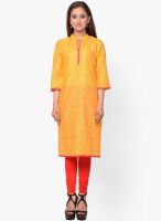 Kurti'S Yellow Printed Kurtis