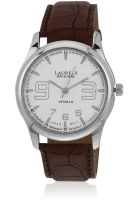 Laurels Original Lo-Vet-202 Brown/Silver Analog Watch