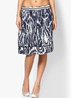 Nautica Navy Blue A-Line Skirt