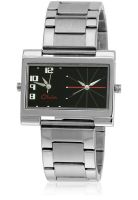 Olvin Quartz 1519 Sm03 Silver/Black Analog Watch